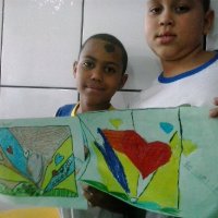 Projeto criar recriar artista Romero Brito